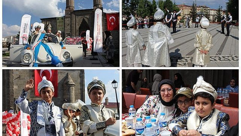 Erzurum'da toplu sünnet şöleni 