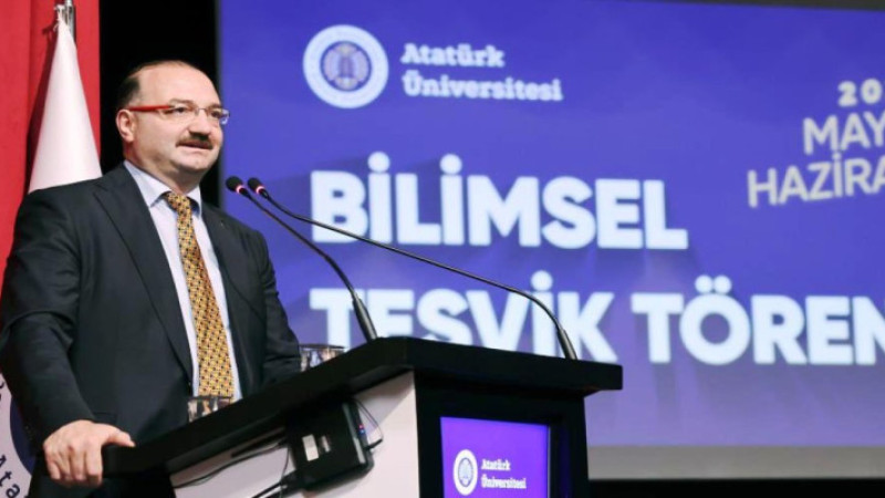 Atatürk Üniversitesi’nde bilimsel teşvik töreni düzenlendi