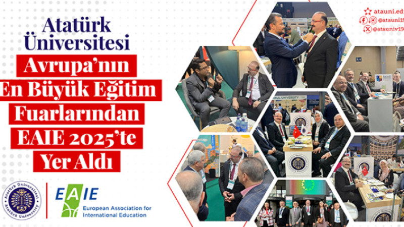 Atatatürk Üniversitesi EAIE katıldı