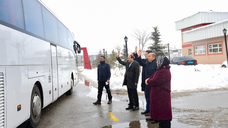 Erzurum Teknik Üniversitesi de yardım için harekete geçti.