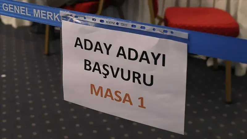 Erzurum'dan Aday Adaylığı için istifa edenler belli oldu