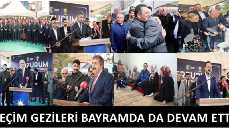 Ak Partililer Yakutiye Kent Meydanında bayramlaştı