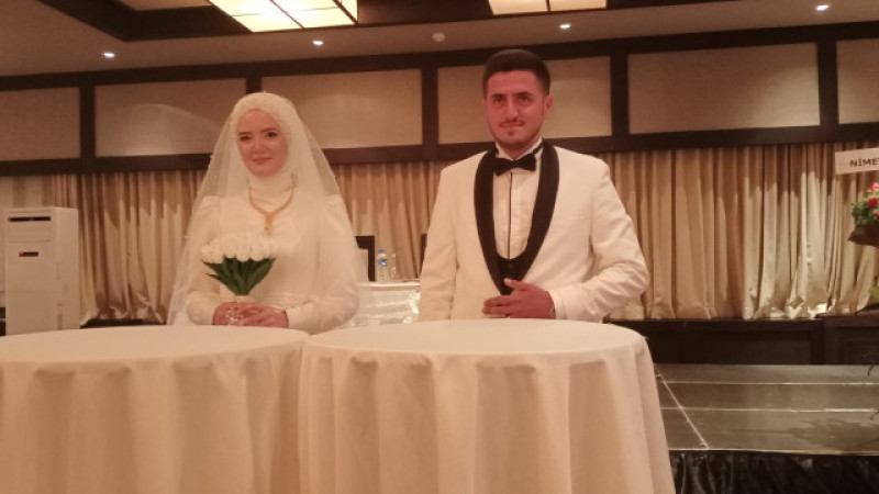 Güvenli ve Toktaş ailelerinin mutlu günü