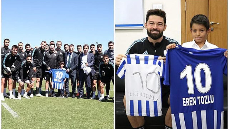 Eren Tozlu 8 yaşındaki hayranı ile buluştu