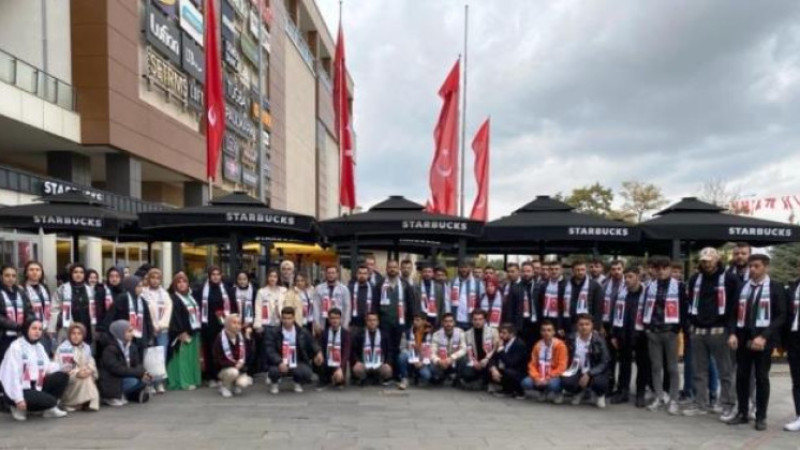 Filistin atkılarıyla yarım saatlik yer kapatma protestosu