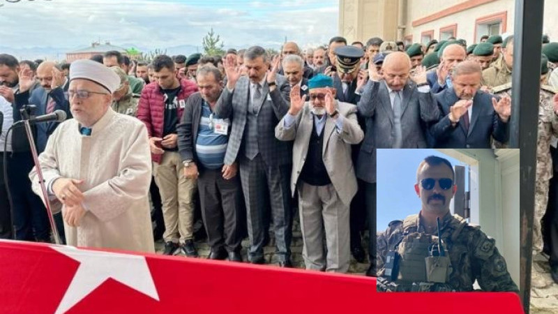 Şehit Ertuğrul Kırık son yolculuğuna uğurlandı