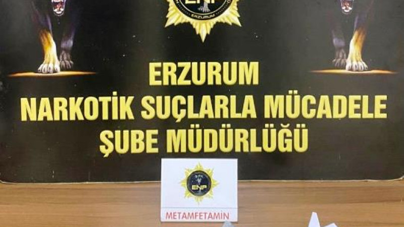 Erzurum’da uyuşturucu operasyonu