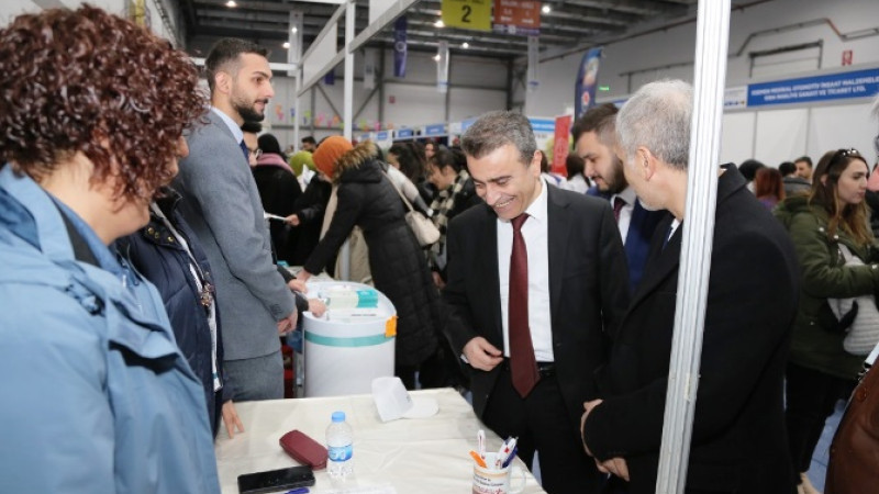 Sağlık müdürlüğü standı, ziyaretçilerin dikkatini çekti