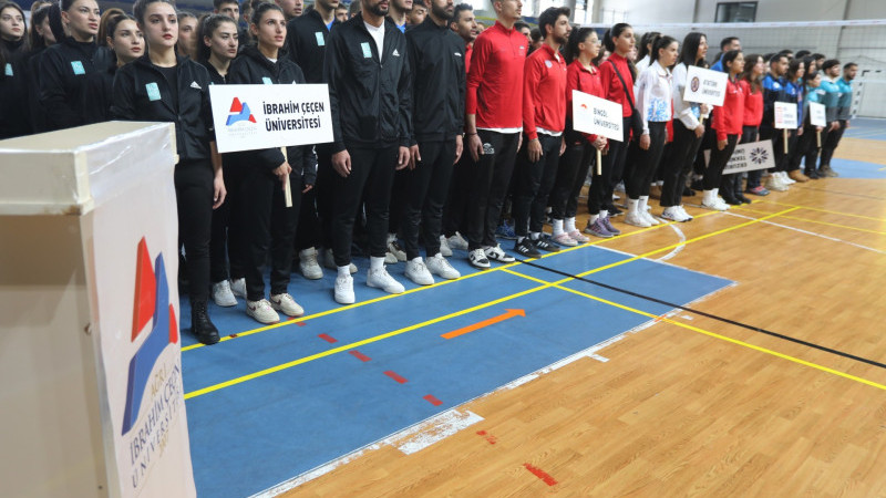 AİÇÜ’de ÜNİLİG Voleybol Bölgesel Lig Müsabakaları Başladı