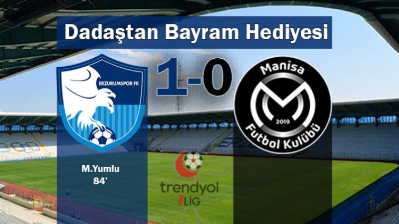 Trendyol 1. Lig: Erzurumspor FK 1-0 Manisaspor FK