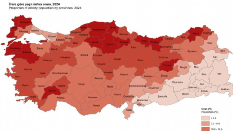 Erzurum’da 74 bin 436 yaşlı yaşamını sürdürüyor