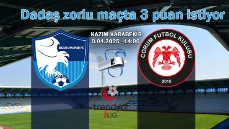 Erzurumspor FK-Çorum FK maçının Özer yönetecek