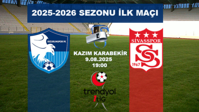 Erzurumspor FK – Sivasspor maçını Tokail yönetecek