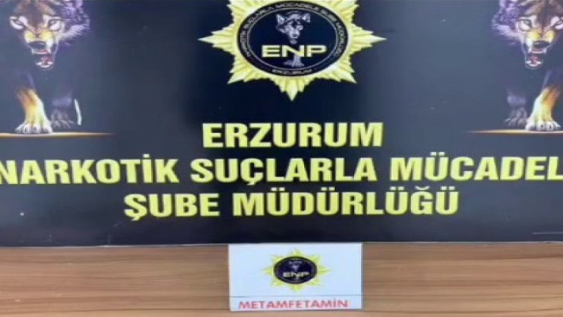 Erzurum polisinden uyuşturucuya geçit yok