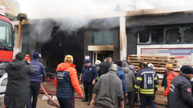 Erzurum'da kereste fabrikasında patlama: 5 yaralı