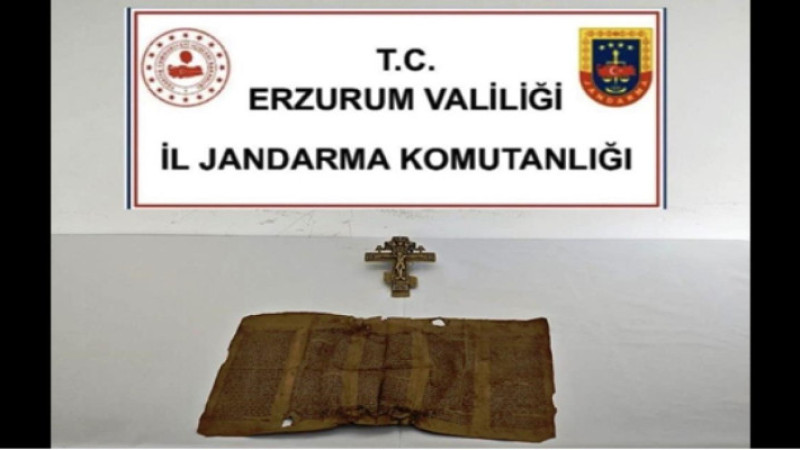 Erzurum’da tarihi eser operasyonu